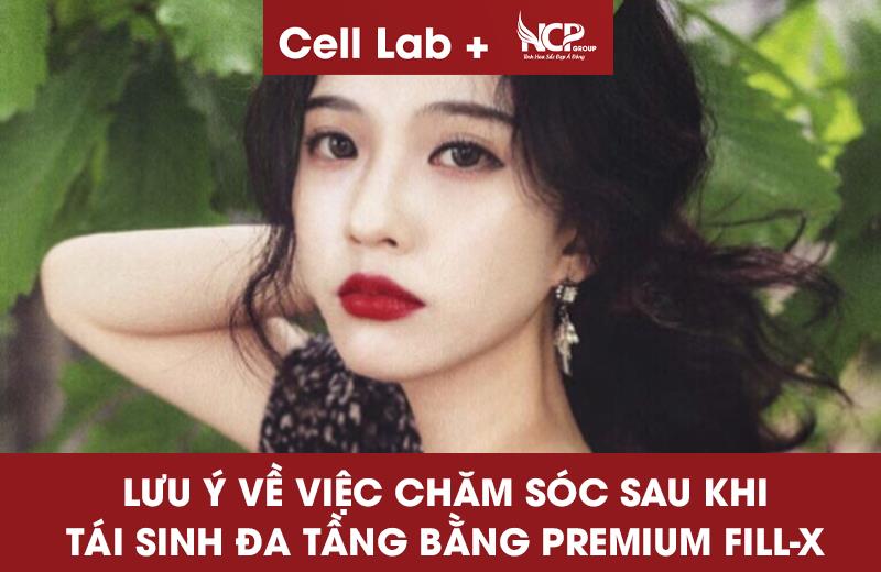 LƯU Ý VỀ VIỆC CHĂM SÓC SAU KHI TÁI SINH ĐA TẦNG BẰNG PREMIUM FILL-X